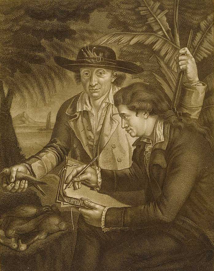 Johann Reinhold Forster und Georg Forster in der Südsee